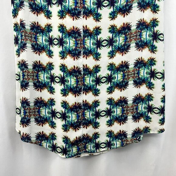 Collective Concepts Women’s Sleeveless Sheer Tunic Top V-Neck Size Small - Picture 4 of 8